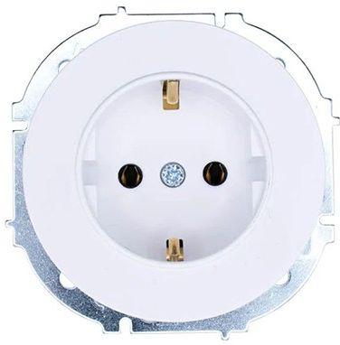 Механизм розетки LEZARD OSEN Осень 1 гнездо,с заземлением, белый купить в СОМ