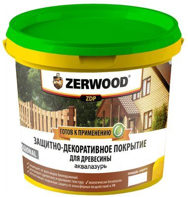 Антисептик Zerwood ZDP Аквалазурь, сосна, 2.5 кг купить в СОМ