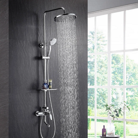 Система душевая Lemark Linara LM0462C, смеситель, тропический душ купить в СОМ