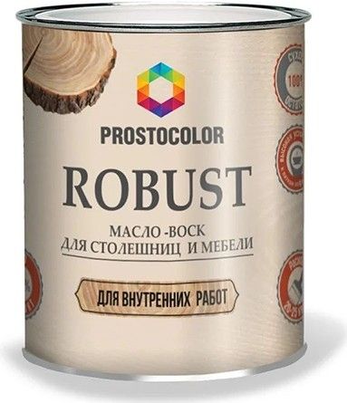 Масло Prostocolor Robust, для столешниц и мебели, бесцветный, 0.4 л купить в СОМ