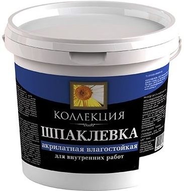 Шпаклевка акрилатная влагостойкая ИЖ КОЛЛЕКЦИЯ, 8 кг купить в СОМ