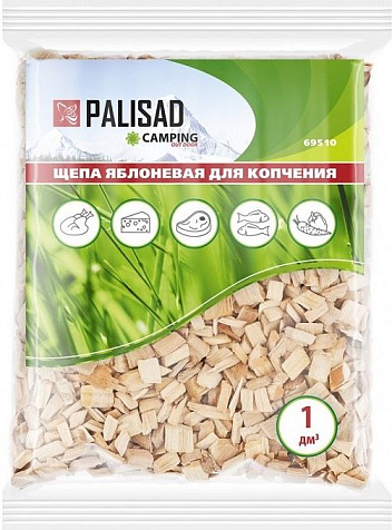 Щепа для копчения Palisad яблоневая, 1л купить в СОМ