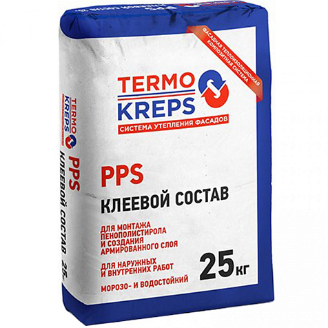 Клей ТермоКрепс PPS для полистирола, 25 кг купить в СОМ