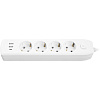 Удлинитель ОНЛАЙТ OPE-USB-04-300-ESC-3x1  4 гн, 2гн USB-A,1гн USB-С, 3 м, выкл СЗ 10А IP20 бел. купить в СОМ