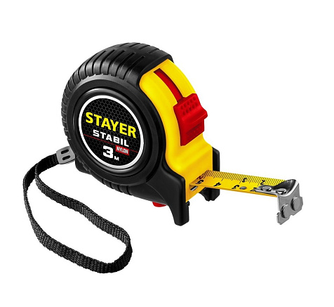 Рулетка STAYER Stabil Professional, 3 м х 16 мм купить в СОМ