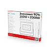 Прожектор Gauss Elementary 200W 17000Lm 6500K IP65 ПРОМО G2 черный купить в СОМ