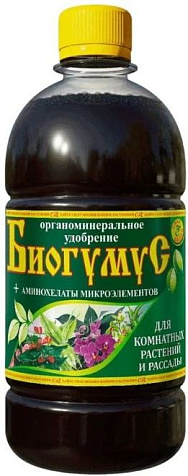 Удобрение Сила жизни Биогумус для комнатных растений и рассады 0,5л купить в СОМ