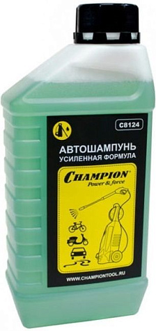 Шампунь автомобильный CHAMPION C8124, усиленная формула, 1.0л купить в СОМ