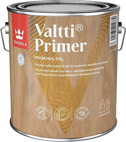 Антисептик грунтовочный Valtti Primer Tikkurila, 2.7 л купить в СОМ