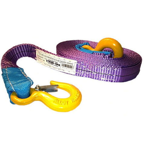 Буксир ленточный 5т 5м/1слой/крюк-крюк/30мм купить в СОМ