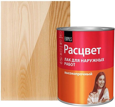 Лак алкидный Расцвет, для наружных работ, 0,7 кг купить в СОМ