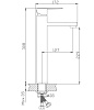 Смеситель для раковины G-lauf GOF1-B095, хром купить в СОМ