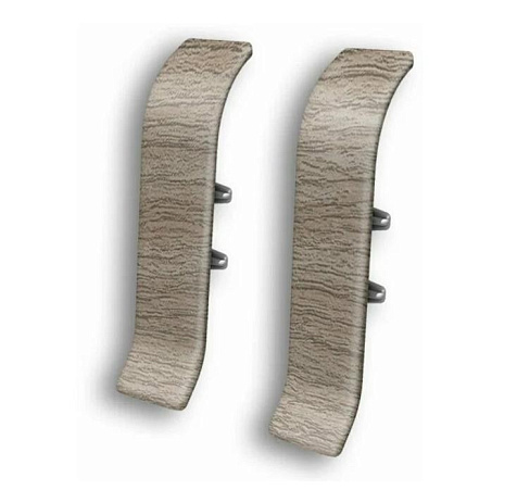 Соединитель для напольного плинтуса 205 Лексида 55мм Дуб капучино купить в СОМ