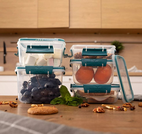Контейнер для СВЧ Butterfly Bright 0,5л Полимербыт купить в СОМ