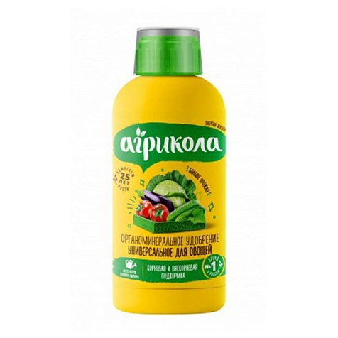 Удобрение Агрикола Аква Вегета для овощных культур 0,25л купить в СОМ
