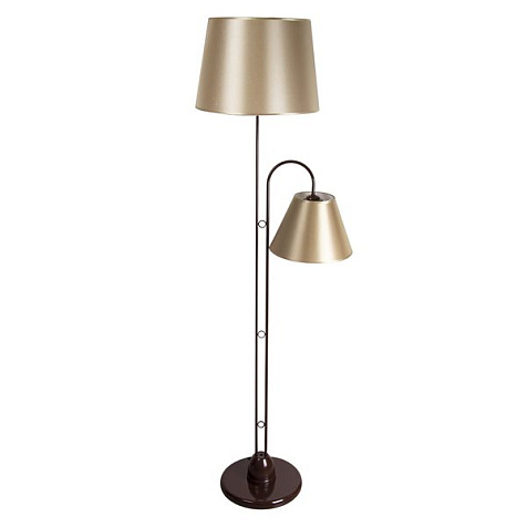 Светильник напольный 1063/2 BR+CHAMPAGNE, 220V 15W E27 купить в СОМ