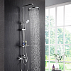 Система душевая Lemark Linara LM0462C, смеситель, тропический душ купить в СОМ