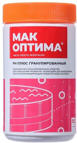 Средство для регулировки кислотности воды PH-плюс Мак Оптима гранулы 1кг купить в СОМ