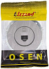 Механизм розетки  LEZARD OSEN Осень 1 гнездо, компьютерная RJ45 кат.6 , серый матовый купить в СОМ