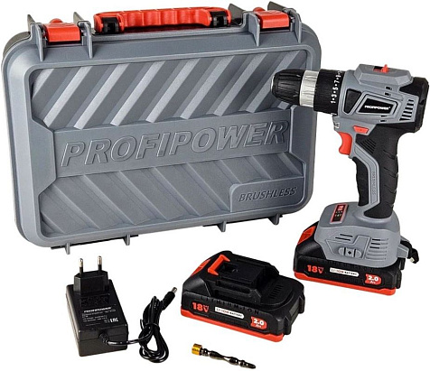 Шуруповерт ProfiPower MKBL-18BT, 18В, Li-ion, 2.0 А/ч купить в СОМ