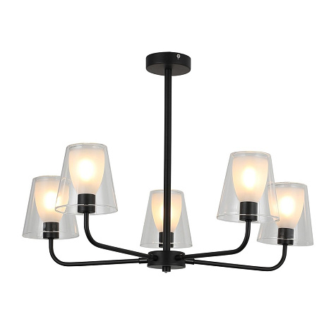 Люстра Gerhort G31354/5BK CL 60W, E14,  до 11 м² купить в СОМ