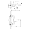 Смеситель для ванны Lemark Pramen LM3302C хром купить в СОМ