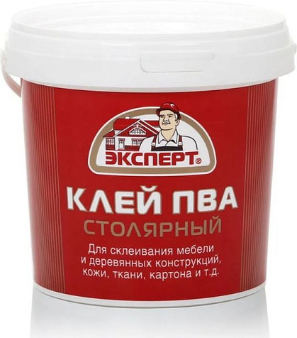 Клей ПВА Эксперт столярный, 0.9 кг купить в СОМ