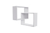 Полка навесная Квадрат-2 518х518х592 ЛДСП Белая купить в СОМ