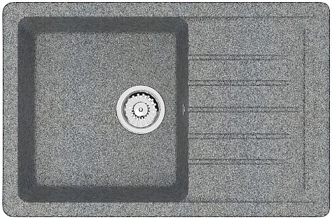 Мойка каменная Granit Bergge ZETT 16/Q8, темно-серый купить в СОМ
