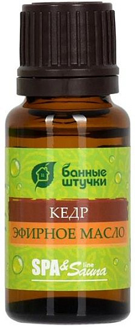 Масло для бани Кедр 15мл Банные штучки 30006 купить в СОМ