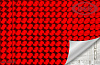 Пленка самоклеящаяся 027А, голография красная, 45 см купить в СОМ