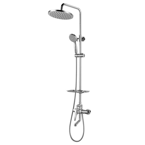 Система душевая Lemark Linara LM0462C, смеситель, тропический душ купить в СОМ