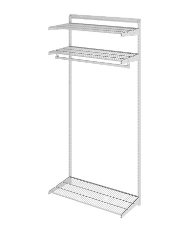 Гардеробная система Практик Home Basic G90 белая купить в СОМ