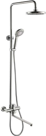 Система душевая Fmark FS8345-35, смеситель, тропический душ купить в СОМ