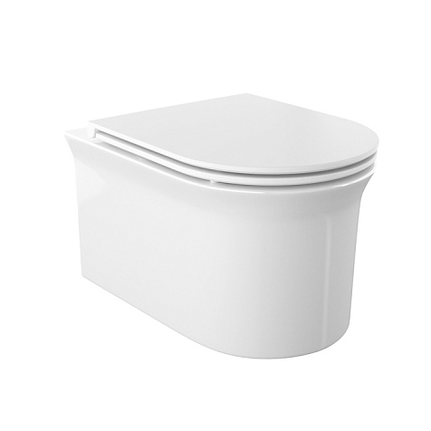 Унитаз подвесной Iddis Sena SENRDSEi25, безободковый, микролифт купить в СОМ