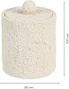 Контейнер для ватных палочек Fora Travertine FOR-TVN050 купить в СОМ