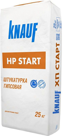 Штукатурка гипсовая Knauf HP-START, 25 кг купить в СОМ