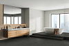 Керамогранит Global Tile Lakeside  Черный  линии, 1200х600х9 мм, 2 шт. - 1.44 кв. м. GT1206014365MR купить в СОМ
