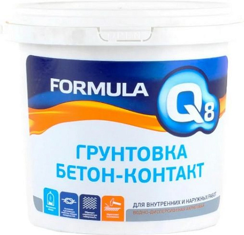 Грунтовка Бетон-Контакт Formula Q8, 1.4 кг купить в СОМ