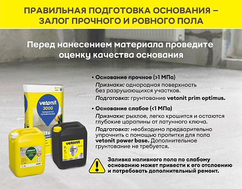 Суперфинишный наливной пол Vetonit 3000 купить в СОМ