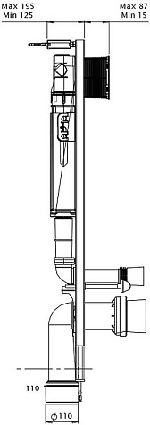 Инсталляция Azario AZ-8010-1000, унитаз AZ-3105C, торнадо, сиденье микролифт, без кнопки купить в СОМ