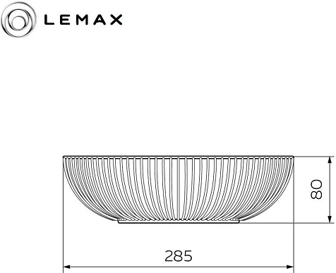 Корзина для фруктов, черный матовый Lemax LB-10 BL купить в СОМ