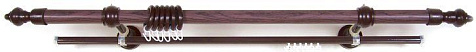 Карниз стеновой с шиной ДНК, орех, 160 см купить в СОМ