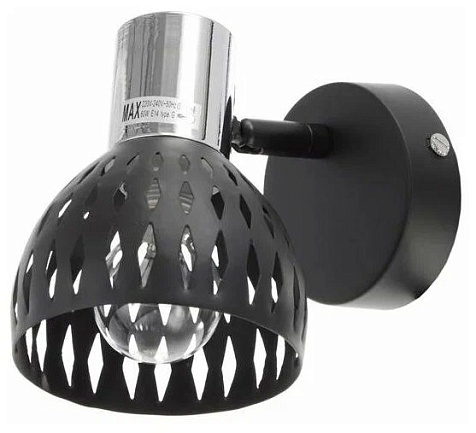 Спот настенный 51566/1wBK+CR BK купить в СОМ