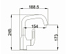 Смеситель для раковины Haiba HB10825-5, золото купить в СОМ