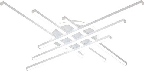 Светильник Linvel MS 1224/6+1 Парабель 100W Белый 3000-6000K  850х850х75мм диммируемый с ПДУ купить в СОМ