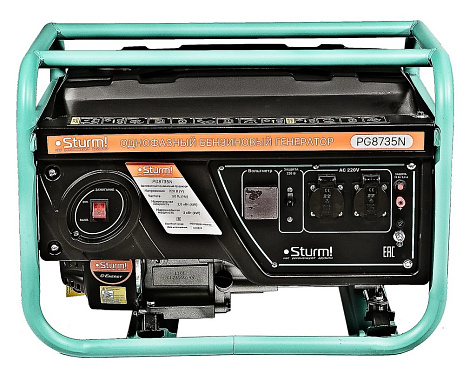 Генератор бензиновый STURM PG8765N, 5600Вт купить в СОМ
