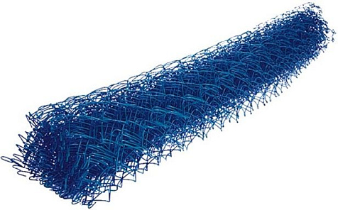 Сетка Рабица ПВХ синяя, ячейка 50x50 мм, 1.5x10 м купить в СОМ