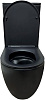 Унитаз-компакт Azario Cobalt-Black AZ-6089A-MB, безободковый, торнадо, сиденье микролифт купить в СОМ