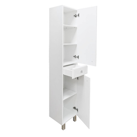 Пенал  Comforty Сочи-35, белый глянец купить в СОМ